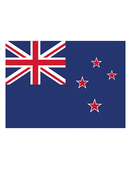 Fahne Neuseeland zum Besticken und Bedrucken mit Ihren Logo, Schriftzug oder Motiv.