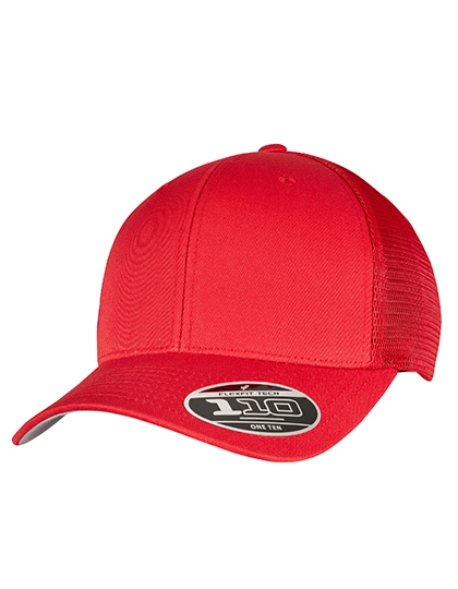 110 Mesh Cap zum Besticken und Bedrucken in der Farbe Red mit Ihren Logo, Schriftzug oder Motiv.
