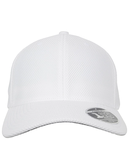 Hybrid Cap zum Besticken und Bedrucken in der Farbe White mit Ihren Logo, Schriftzug oder Motiv.