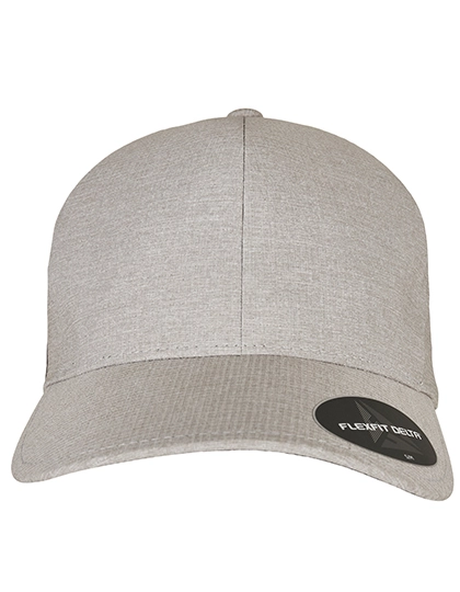 Flexfit Delta Carbon Cap zum Besticken und Bedrucken in der Farbe Melange Silver mit Ihren Logo, Schriftzug oder Motiv.