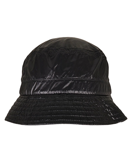 Light Nylon Bucket Hat zum Besticken und Bedrucken in der Farbe Black mit Ihren Logo, Schriftzug oder Motiv.