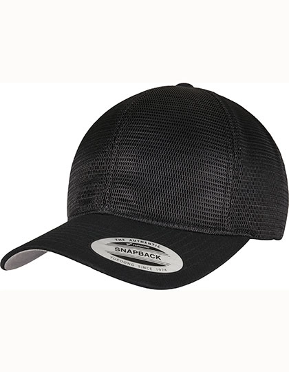 360° Omnimesh Cap zum Besticken und Bedrucken in der Farbe Black mit Ihren Logo, Schriftzug oder Motiv.