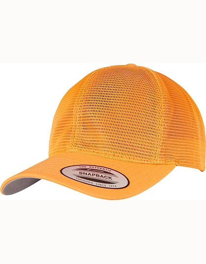 360° Omnimesh Cap zum Besticken und Bedrucken in der Farbe Neon Orange mit Ihren Logo, Schriftzug oder Motiv.