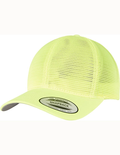 360° Omnimesh Cap zum Besticken und Bedrucken in der Farbe Neon Yellow mit Ihren Logo, Schriftzug oder Motiv.