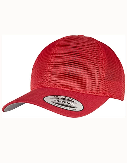 360° Omnimesh Cap zum Besticken und Bedrucken in der Farbe Red mit Ihren Logo, Schriftzug oder Motiv.