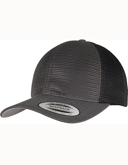 360° Omnimesh 2-Tone Cap zum Besticken und Bedrucken in der Farbe Charcoal-Black mit Ihren Logo, Schriftzug oder Motiv.