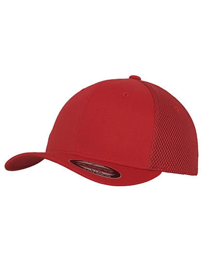 Flexfit Tactel Mesh Cap zum Besticken und Bedrucken in der Farbe Red mit Ihren Logo, Schriftzug oder Motiv.