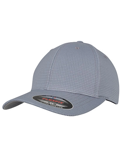 Flexfit Hydro-Grid Stretch Cap zum Besticken und Bedrucken in der Farbe Grey mit Ihren Logo, Schriftzug oder Motiv.