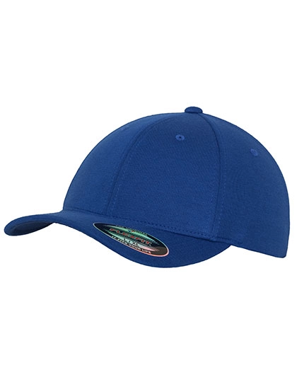 Flexfit Double Jersey Cap zum Besticken und Bedrucken in der Farbe Royal mit Ihren Logo, Schriftzug oder Motiv.