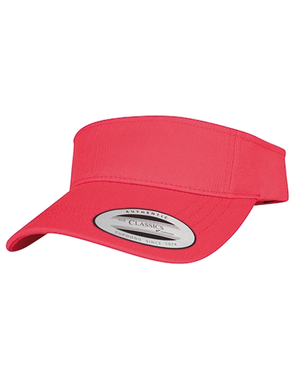 Curved Visor Cap zum Besticken und Bedrucken in der Farbe Red mit Ihren Logo, Schriftzug oder Motiv.