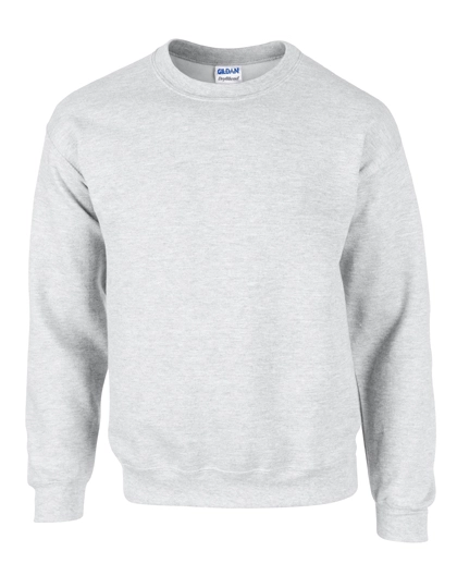 DryBlend® Crewneck Sweatshirt zum Besticken und Bedrucken in der Farbe Ash (Heather) mit Ihren Logo, Schriftzug oder Motiv.