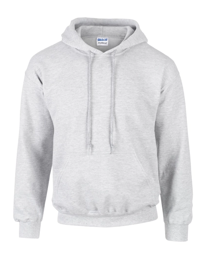 DryBlend® Hooded Sweatshirt zum Besticken und Bedrucken in der Farbe Ash (Heather) mit Ihren Logo, Schriftzug oder Motiv.