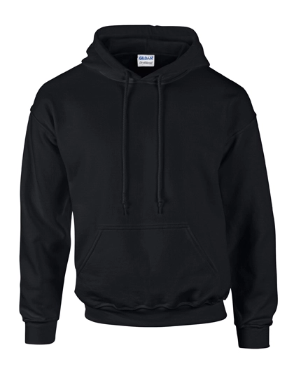 DryBlend® Hooded Sweatshirt zum Besticken und Bedrucken in der Farbe Black mit Ihren Logo, Schriftzug oder Motiv.