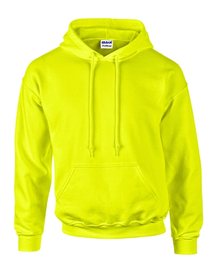 DryBlend® Hooded Sweatshirt zum Besticken und Bedrucken in der Farbe Safety Green mit Ihren Logo, Schriftzug oder Motiv.