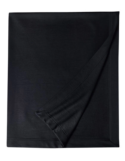 DryBlend® Stadium Blanket zum Besticken und Bedrucken in der Farbe Black mit Ihren Logo, Schriftzug oder Motiv.