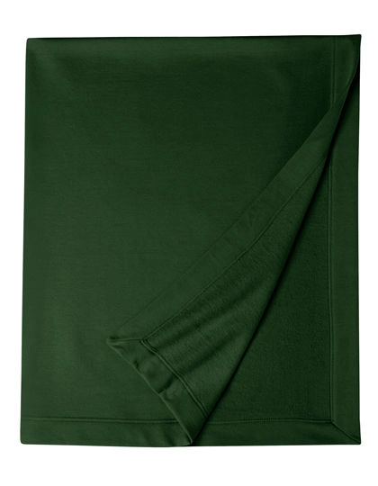 DryBlend® Stadium Blanket zum Besticken und Bedrucken in der Farbe Forest Green mit Ihren Logo, Schriftzug oder Motiv.