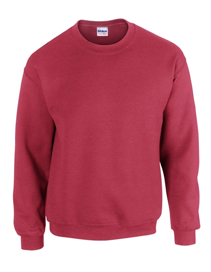 Heavy Blend™ Crewneck Sweatshirt zum Besticken und Bedrucken in der Farbe Antique Cherry Red (Heather) mit Ihren Logo, Schriftzug oder Motiv.