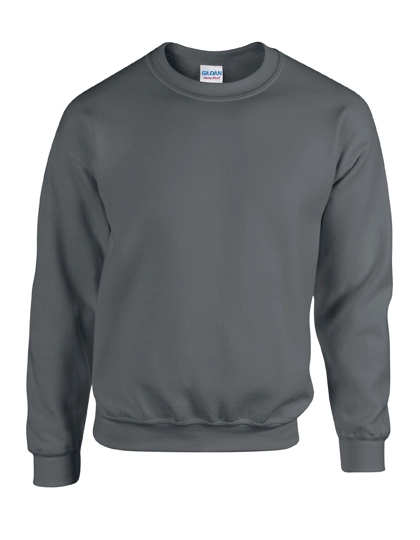Heavy Blend™ Crewneck Sweatshirt zum Besticken und Bedrucken in der Farbe Charcoal (Solid) mit Ihren Logo, Schriftzug oder Motiv.