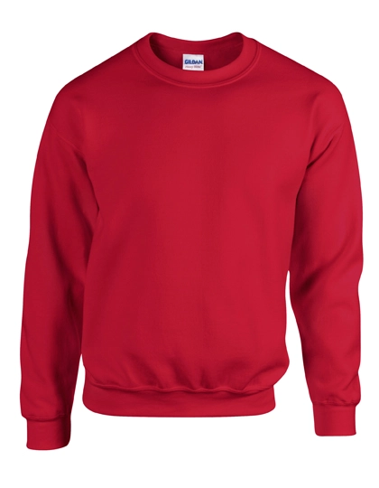 Heavy Blend™ Crewneck Sweatshirt zum Besticken und Bedrucken in der Farbe Cherry Red mit Ihren Logo, Schriftzug oder Motiv.