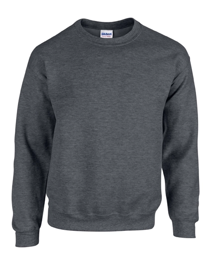 Heavy Blend™ Crewneck Sweatshirt zum Besticken und Bedrucken in der Farbe Dark Heather mit Ihren Logo, Schriftzug oder Motiv.
