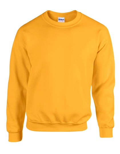 Heavy Blend™ Crewneck Sweatshirt zum Besticken und Bedrucken in der Farbe Gold mit Ihren Logo, Schriftzug oder Motiv.