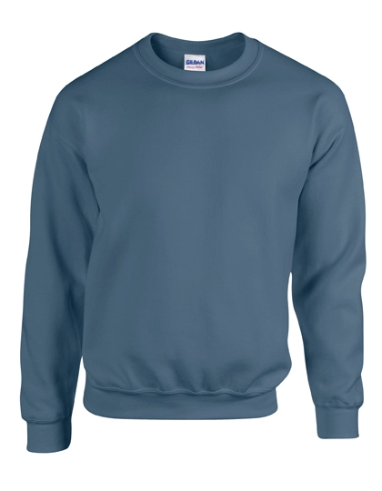 Heavy Blend™ Crewneck Sweatshirt zum Besticken und Bedrucken in der Farbe Indigo Blue mit Ihren Logo, Schriftzug oder Motiv.