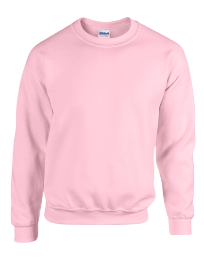 Heavy Blend™ Crewneck Sweatshirt zum Besticken und Bedrucken in der Farbe Light Pink mit Ihren Logo, Schriftzug oder Motiv.