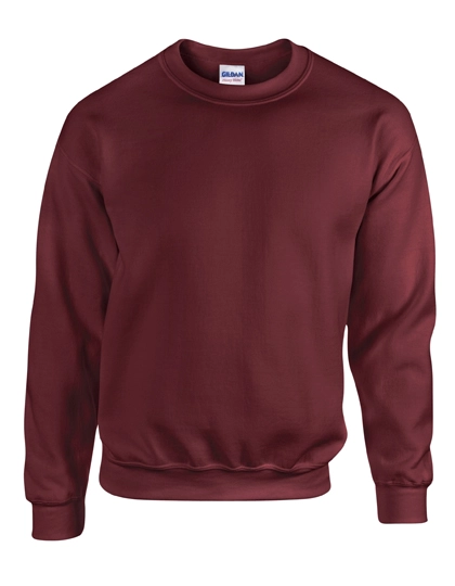Heavy Blend™ Crewneck Sweatshirt zum Besticken und Bedrucken in der Farbe Maroon mit Ihren Logo, Schriftzug oder Motiv.