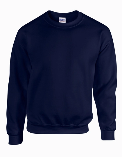 Heavy Blend™ Crewneck Sweatshirt zum Besticken und Bedrucken in der Farbe Navy mit Ihren Logo, Schriftzug oder Motiv.