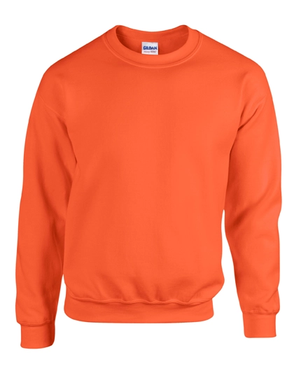 Heavy Blend™ Crewneck Sweatshirt zum Besticken und Bedrucken in der Farbe Orange mit Ihren Logo, Schriftzug oder Motiv.