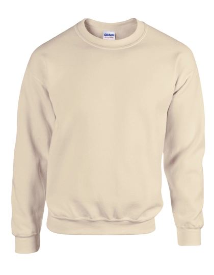 Heavy Blend™ Crewneck Sweatshirt zum Besticken und Bedrucken in der Farbe Sand mit Ihren Logo, Schriftzug oder Motiv.