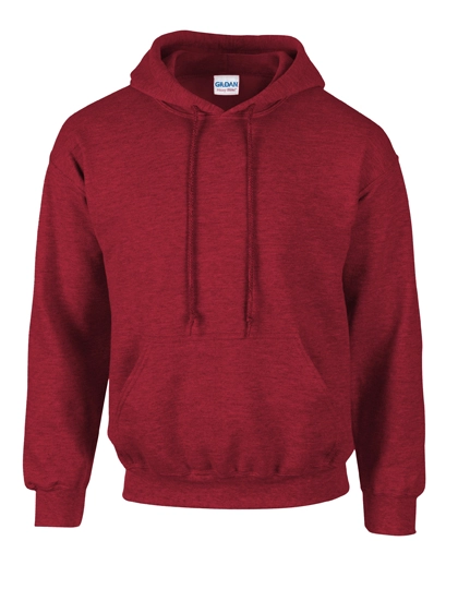 Heavy Blend™ Hooded Sweatshirt zum Besticken und Bedrucken in der Farbe Antique Cherry Red (Heather) mit Ihren Logo, Schriftzug oder Motiv.