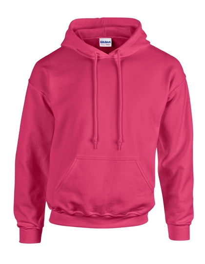 Heavy Blend™ Hooded Sweatshirt zum Besticken und Bedrucken in der Farbe Heliconia mit Ihren Logo, Schriftzug oder Motiv.