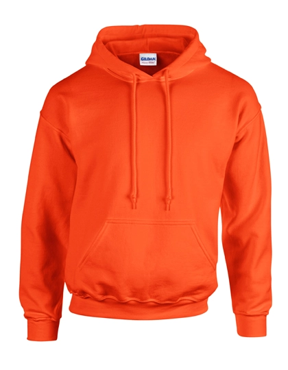 Heavy Blend™ Hooded Sweatshirt zum Besticken und Bedrucken in der Farbe Orange mit Ihren Logo, Schriftzug oder Motiv.