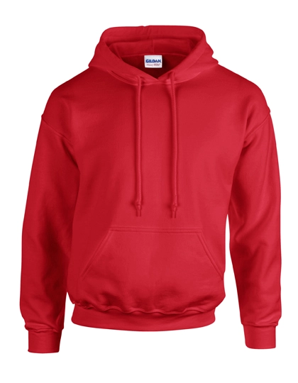 Heavy Blend™ Hooded Sweatshirt zum Besticken und Bedrucken in der Farbe Red mit Ihren Logo, Schriftzug oder Motiv.