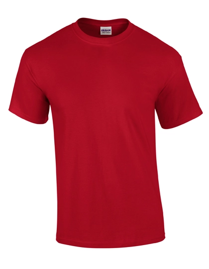Ultra Cotton™ T-Shirt zum Besticken und Bedrucken in der Farbe Cherry Red mit Ihren Logo, Schriftzug oder Motiv.