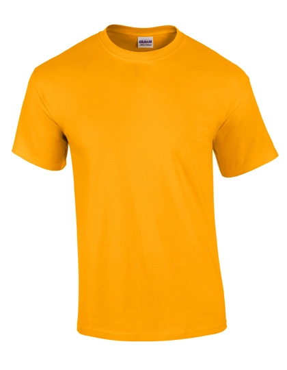 Ultra Cotton™ T-Shirt zum Besticken und Bedrucken in der Farbe Gold mit Ihren Logo, Schriftzug oder Motiv.