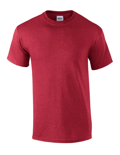 Ultra Cotton™ T-Shirt zum Besticken und Bedrucken in der Farbe Heather Cardinal mit Ihren Logo, Schriftzug oder Motiv.