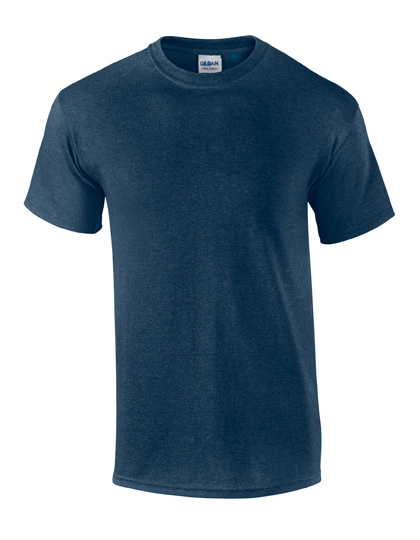 Ultra Cotton™ T-Shirt zum Besticken und Bedrucken in der Farbe Heather Navy mit Ihren Logo, Schriftzug oder Motiv.