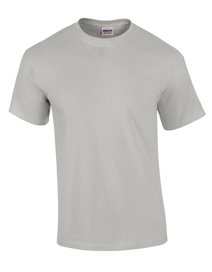Ultra Cotton™ T-Shirt zum Besticken und Bedrucken in der Farbe Ice Grey (Solid) mit Ihren Logo, Schriftzug oder Motiv.