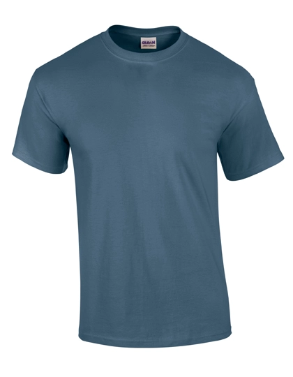 Ultra Cotton™ T-Shirt zum Besticken und Bedrucken in der Farbe Indigo Blue mit Ihren Logo, Schriftzug oder Motiv.