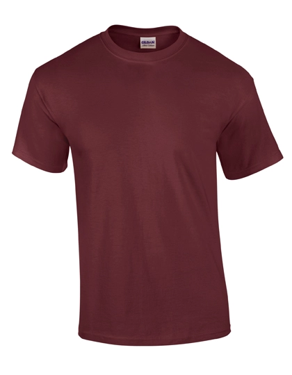 Ultra Cotton™ T-Shirt zum Besticken und Bedrucken in der Farbe Maroon mit Ihren Logo, Schriftzug oder Motiv.