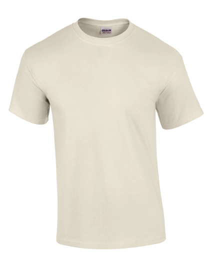 Ultra Cotton™ T-Shirt zum Besticken und Bedrucken in der Farbe Natural mit Ihren Logo, Schriftzug oder Motiv.