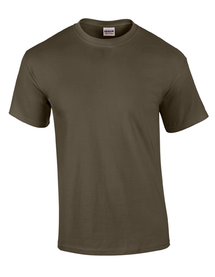 Ultra Cotton™ T-Shirt zum Besticken und Bedrucken in der Farbe Olive mit Ihren Logo, Schriftzug oder Motiv.