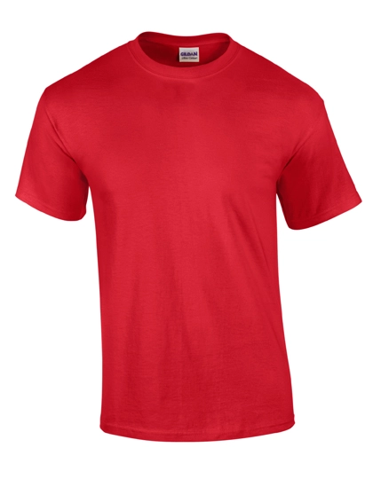 Ultra Cotton™ T-Shirt zum Besticken und Bedrucken in der Farbe Red mit Ihren Logo, Schriftzug oder Motiv.