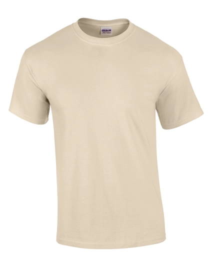 Ultra Cotton™ T-Shirt zum Besticken und Bedrucken in der Farbe Sand mit Ihren Logo, Schriftzug oder Motiv.