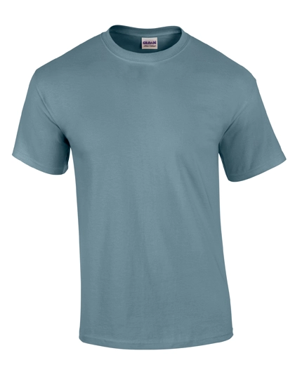 Ultra Cotton™ T-Shirt zum Besticken und Bedrucken in der Farbe Stone Blue mit Ihren Logo, Schriftzug oder Motiv.