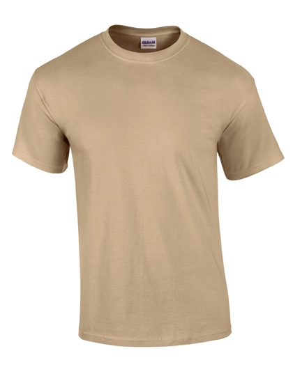 Ultra Cotton™ T-Shirt zum Besticken und Bedrucken in der Farbe Tan mit Ihren Logo, Schriftzug oder Motiv.