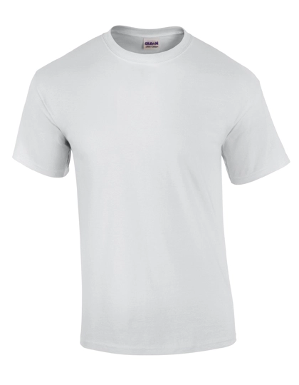 Ultra Cotton™ T-Shirt zum Besticken und Bedrucken in der Farbe White mit Ihren Logo, Schriftzug oder Motiv.