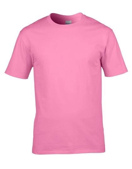 Premium Cotton® T-Shirt zum Besticken und Bedrucken in der Farbe Azalea mit Ihren Logo, Schriftzug oder Motiv.